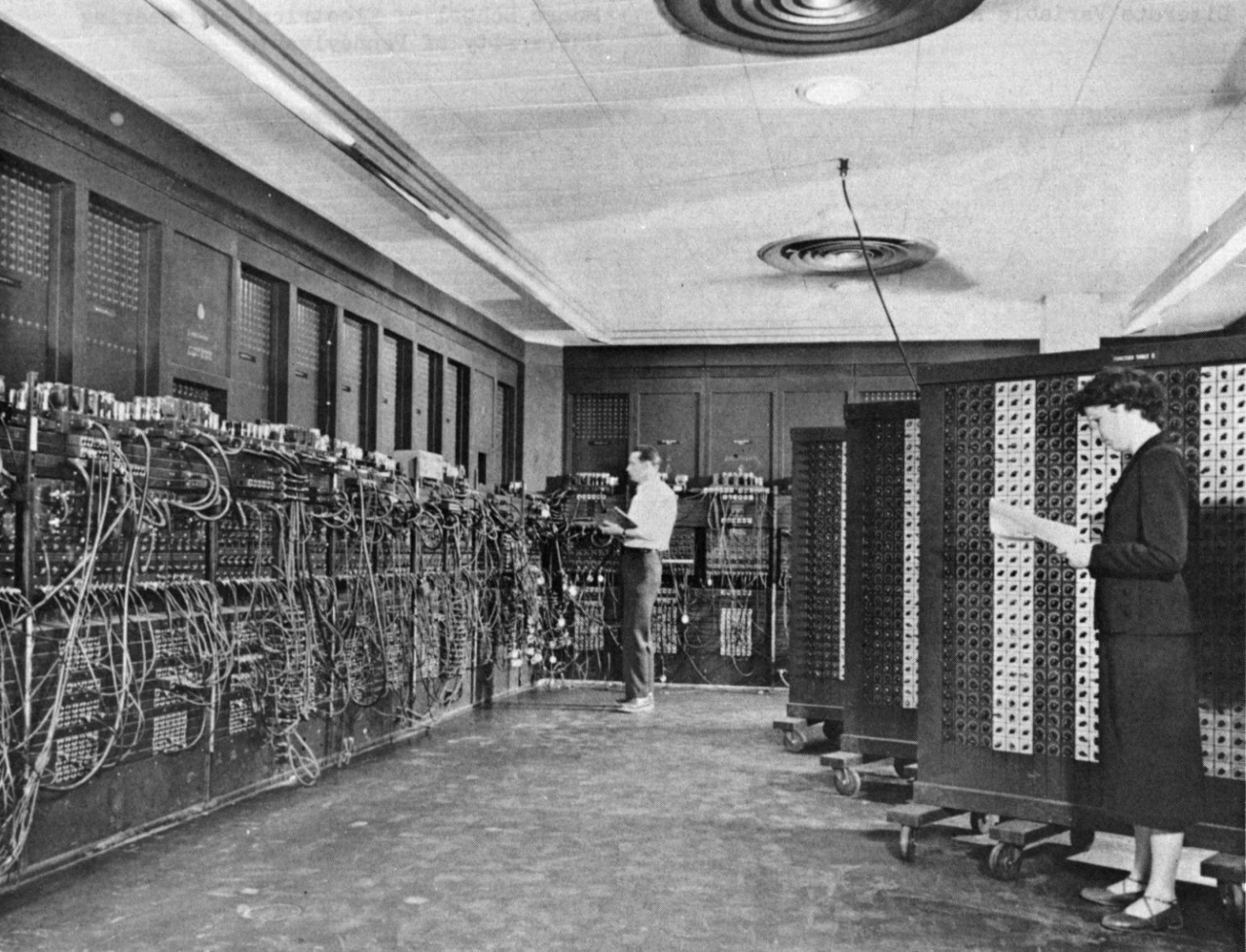 Zdjęcie ENIAC-a (źródło: US Army)